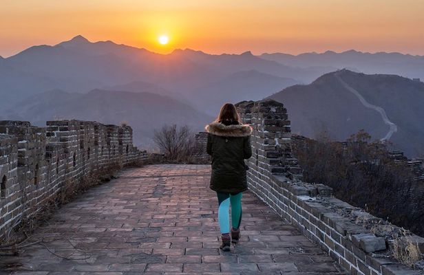 Mutianyu and Huanghuacheng Great Wall Sunset Walking Tour