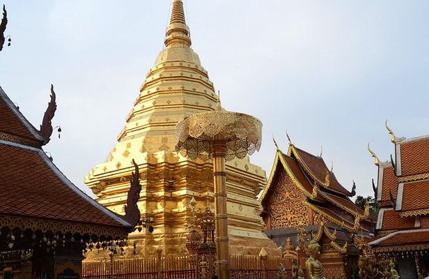 Hot! Doisuthep Temple+Wat Palad+Sticky waterfall