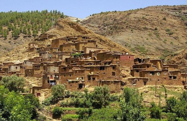 Day trip to Atlas Mountains Ourika Valley and Berber Villages