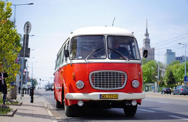 Warsaw City Sightseeing in a Retro Bus