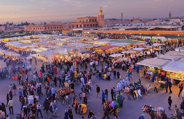 Night life in Marrakech