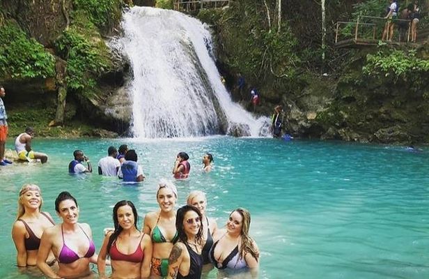 Horseback Ride, Blue Hole, Secret Falls, River Rafting & Tubing