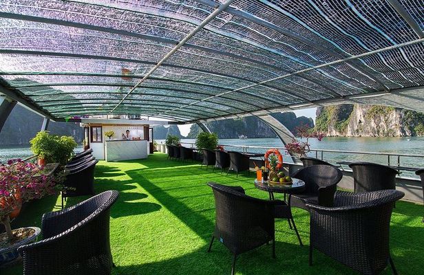 Alova Premium Cruise visit Halong Bay In One Day, Lunch and Kayak