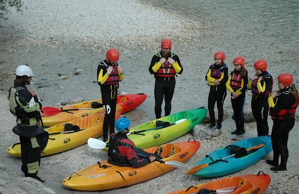 Guided Sit on Top Kayak Trip on Soca River
