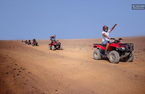 Hurghada Sunset Desert Safari by Quad Runner and Camel Ride