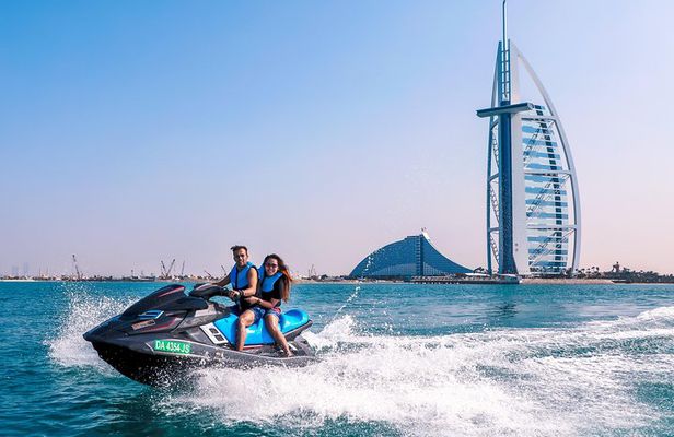 Dubai: Jet ski Adventure Rides Burj Al Arab, Burj Khalifa & Atlantis