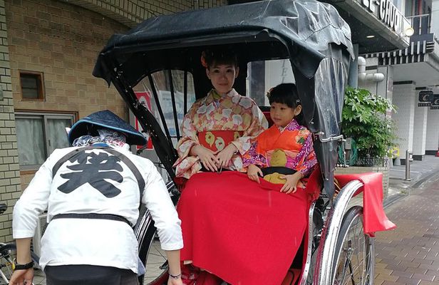 Exiting Rickshaw ride and Kimono experience