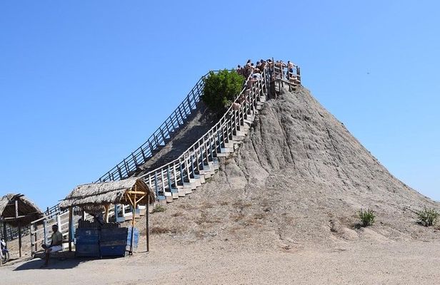 Mud experience at the volcano