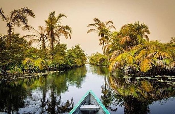 Experience Nzulezu! A village on stilts!