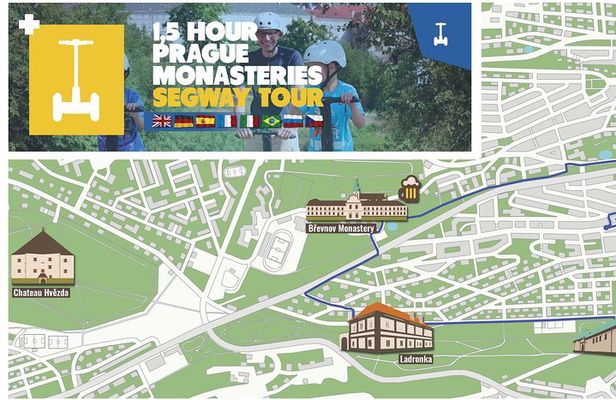 1.5h Small Group Segway Tour & Free Taxi Transfer ️with PragueWay