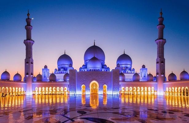Abu Dhabi city tour Grand Mosque and Louvre museum
