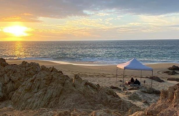 Love is in the air: Private Cabo Beach Sunset Horse Ride W Dinner