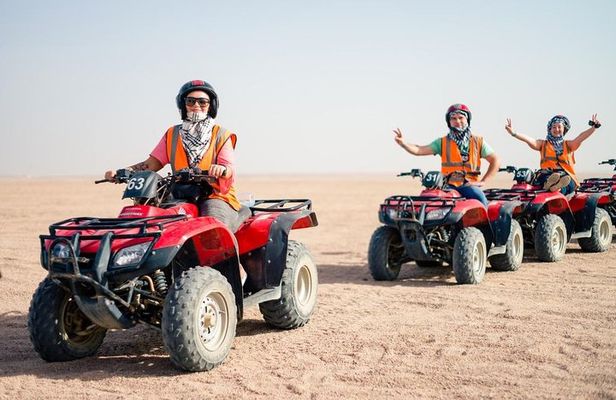 VIP adventure Quad ride 3 hours safari in Hurghada