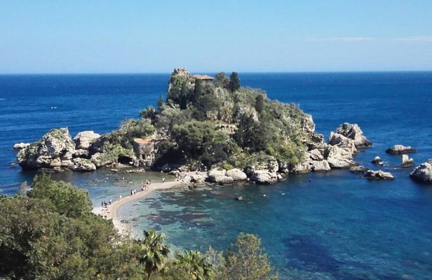 Taormina and Castelmola tour from Messina harbour