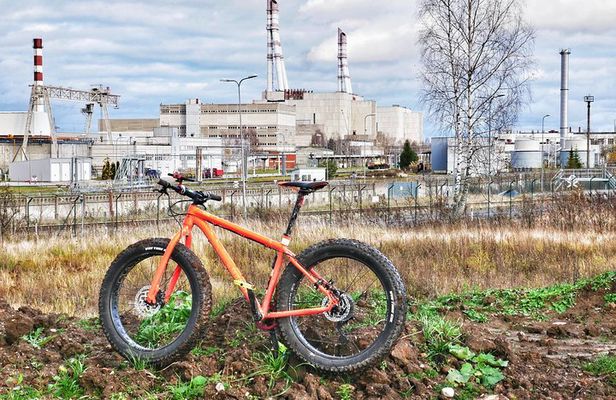 Atomic Ride by Fatbikes from Visaginas to Nuclear power plant