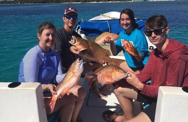Premium Private Fishing, Snorkelling and Beach cookout tour in San Pedro,Belize