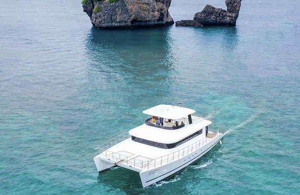 Luxury Sunset Cruise at Krabi's Coastlin with Power Catamaran