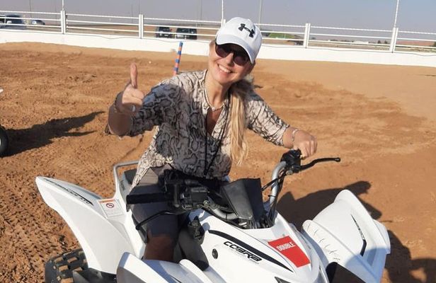 Private Morning Desert Safari with Quad bike and Camel ride