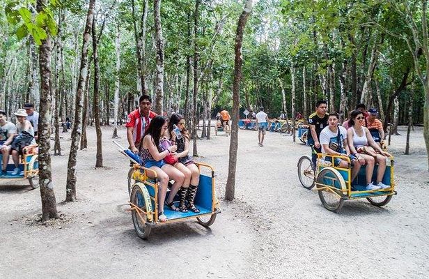 Private Coba & Zipline, Rappel and Cenote Snorkeling