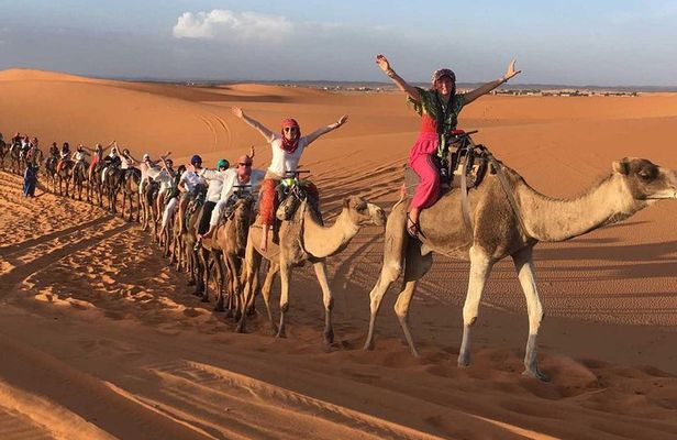 shared group Fez To Fez via Merzouga Desert Tour 2 Days/ 1 Night 