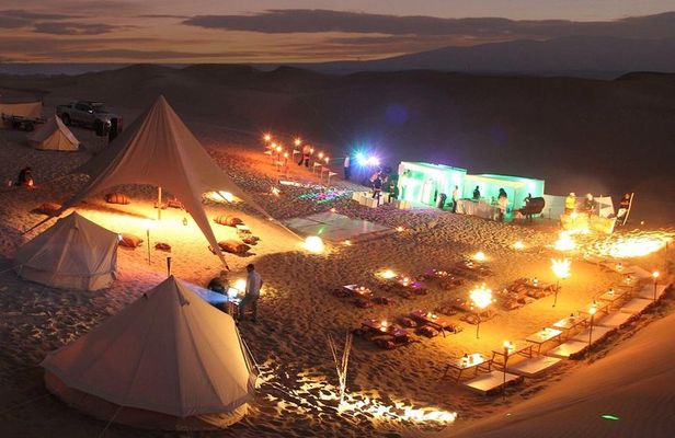 Dinner at Huacachina Desert