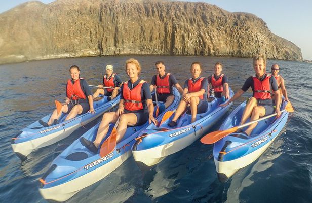 Kayaking and snorkeling