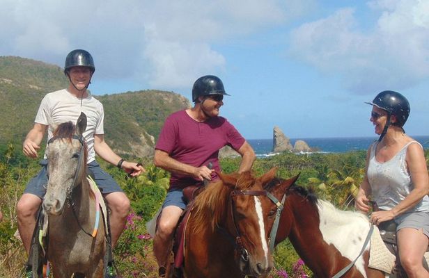 Nature & Historical Horseback Riding Tours St. Lucia
