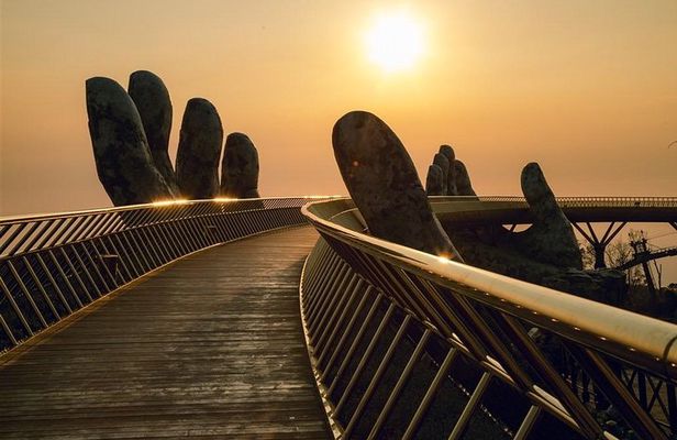 PRIVATE Half day to Golden Bridge Bana hill from Danang City
