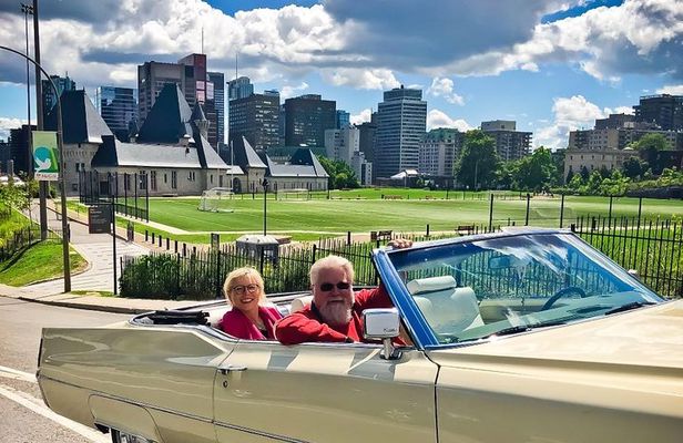 PRIVATE 3-hour COMPLETE tour of Montréal in convertible Cadillac