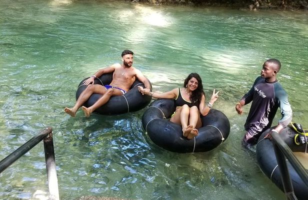 Dunn's River Falls, River Tubing, and Horseback Riding With Transportation