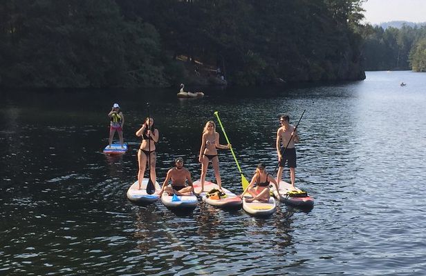 Paddling Thetis Lake
