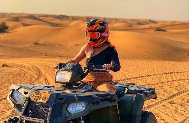 Desert Safari Dubai, ATV Bike, Camel Riding, VIP Sitting and BBQ