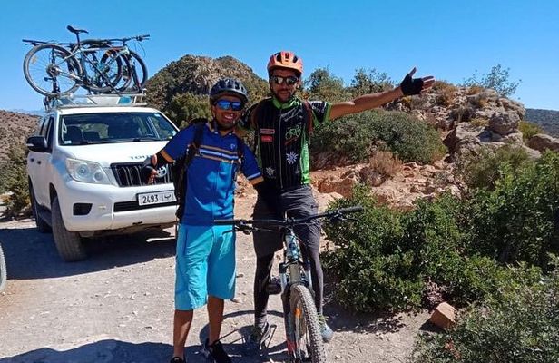 From Marrakech: Biking Day trip Atlas Mountain & Berber villages