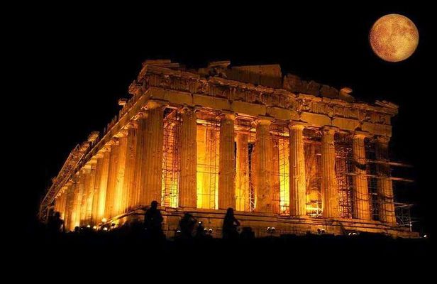 Athens By night Driving tour and Seaside Dinner time