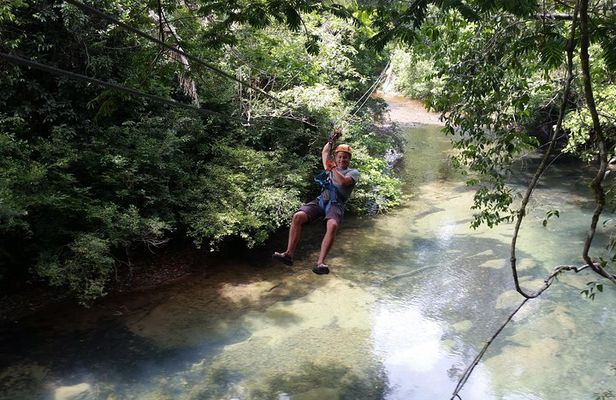 Jungle Zip-line Adventure from Belize City