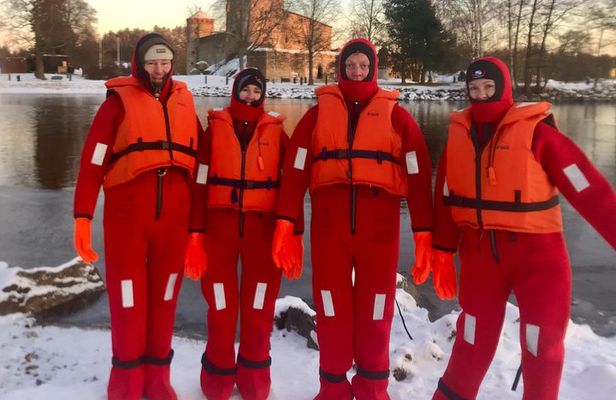 Ice-Floating Experience in Savonlinna