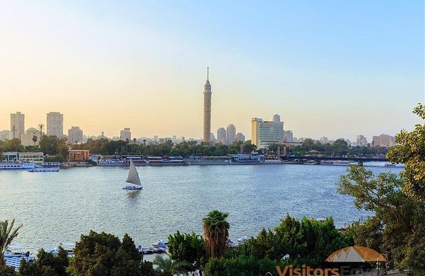 Sunset Felucca Boat on the Nile in Cairo