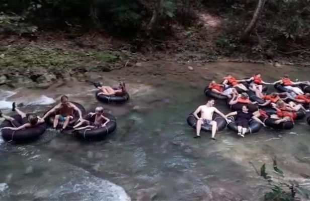 Jump and Tube - Blue Hole and Tubing from Ocho Rios