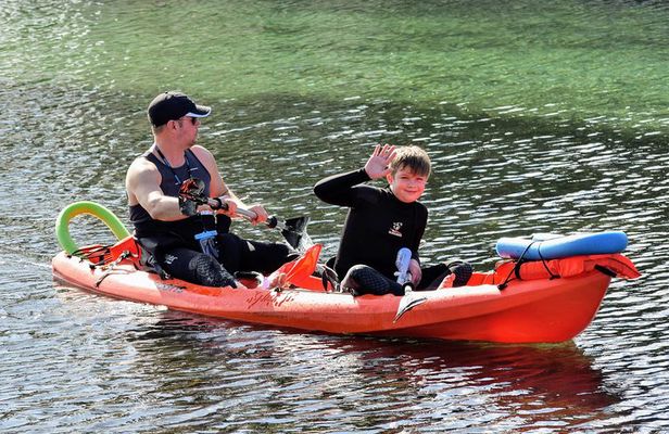 4 Hour Tandem Kayak Rental For Two People In Crystal River, Florida