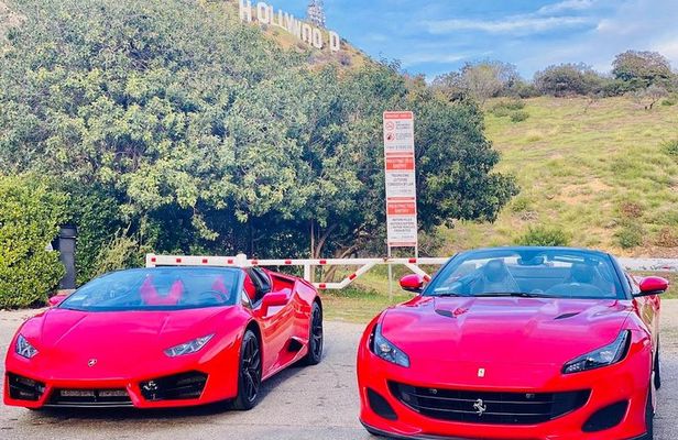 Ferrari Driving Tour to the Hollywood Sign