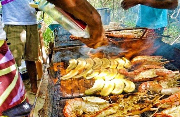 Speedboat Ile aux Cerfs + GRSE Waterfall, BBQ and Bar