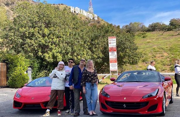 Ferrari Driving Tour to the Hollywood Sign
