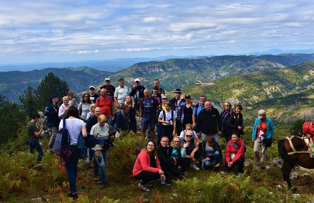 Jeep Safari Berat Hiking and picnic lunch in Tomori Holy Mount