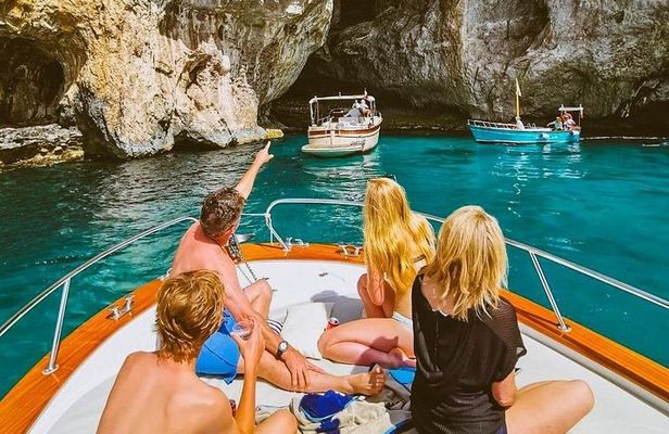 Sharing Capri Boat Tour from Sorrento