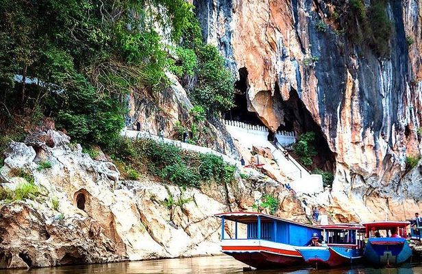 Luang Prabang World Heritage, Pak Ou Caves, River Sunset Cruise