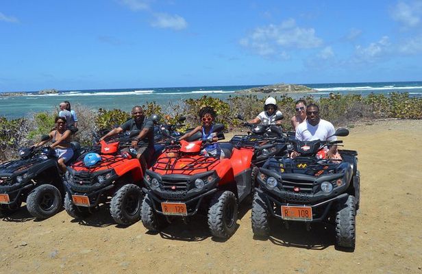 Half-Day ATV Adventure Tour of St.Martin with Guide and Pickup