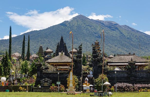 Tukad Cepung Waterfall - Penglipuran Village - BESAKIH 'Bali Mother Temple'