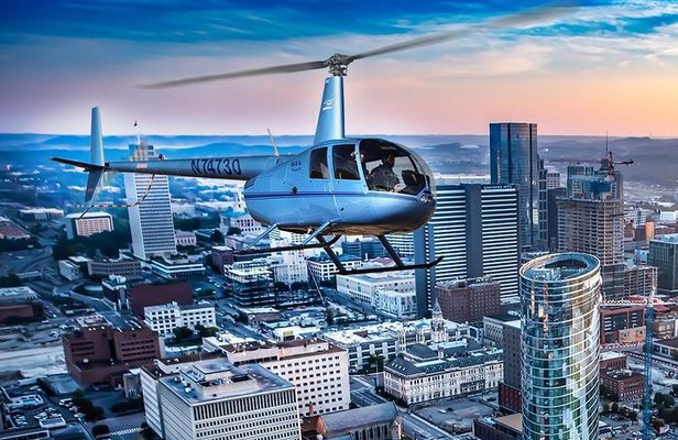 Short Helicopter Tour over downtown Nashville TN ( approx 8 min )