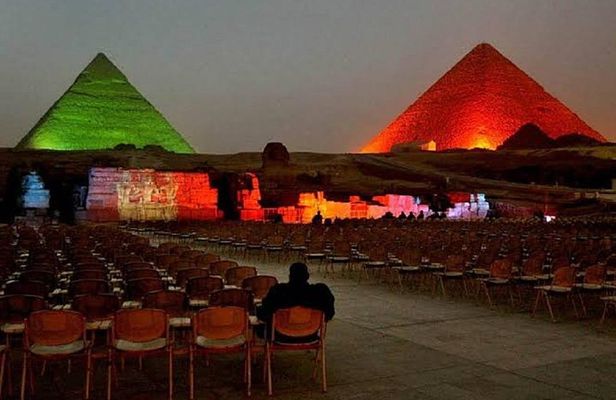 Giza Pyramids Sound and Light Show with Dinner