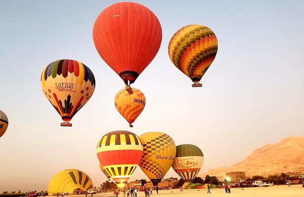 Hot Air balloon w-guided tour toValley of the Kings king tut tom